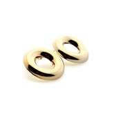CARINA - gold earrings 30mm